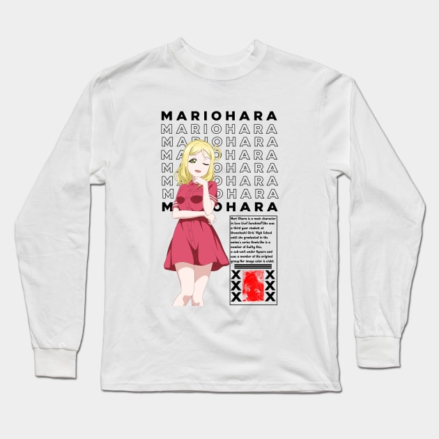 Mari Ohara - Love Live Long Sleeve T-Shirt by Araki Shop